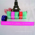 High-quality colorful printing silicone slap bracelet with logo for kids